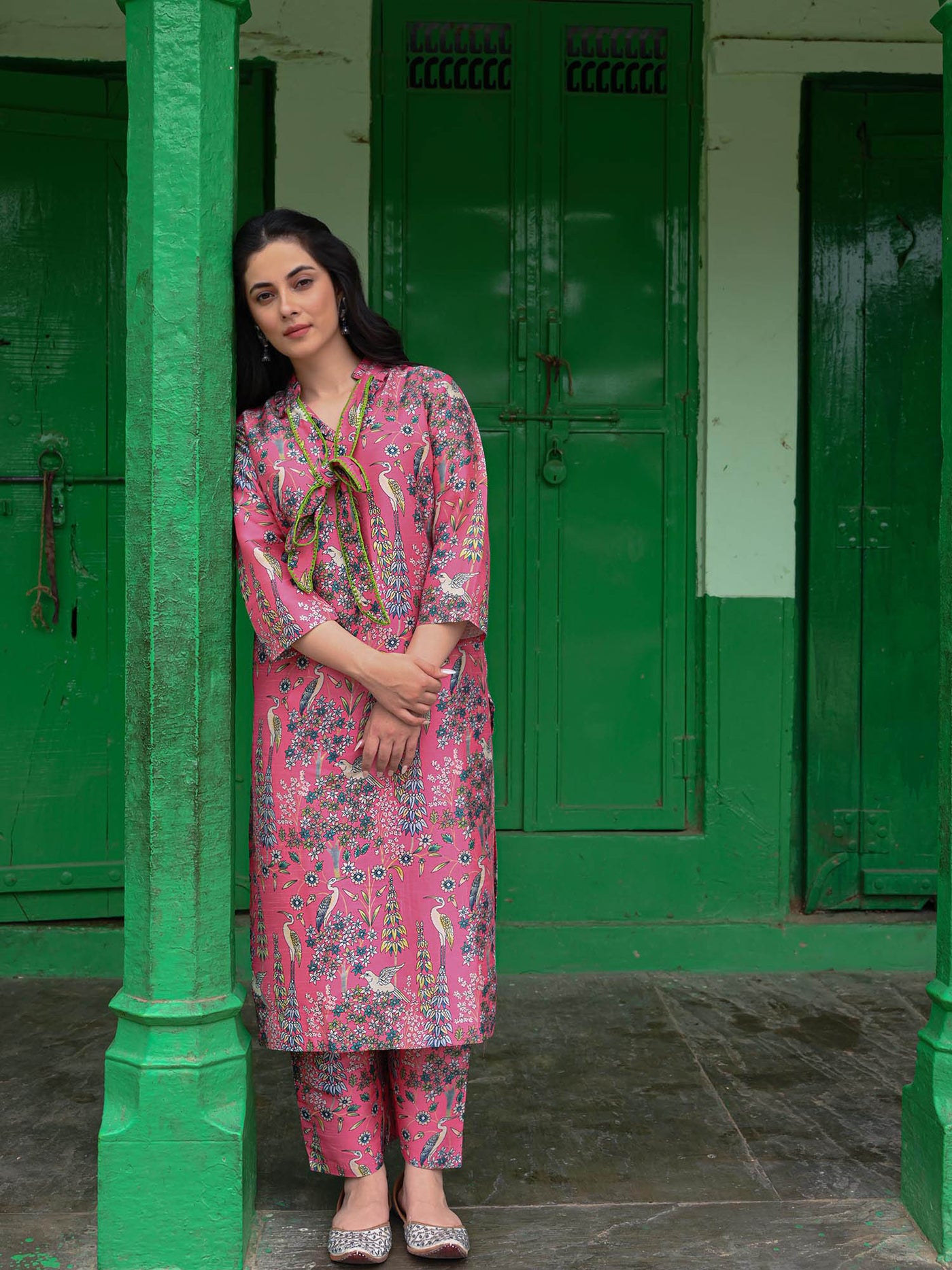 Flamingo Kurta Pant Set