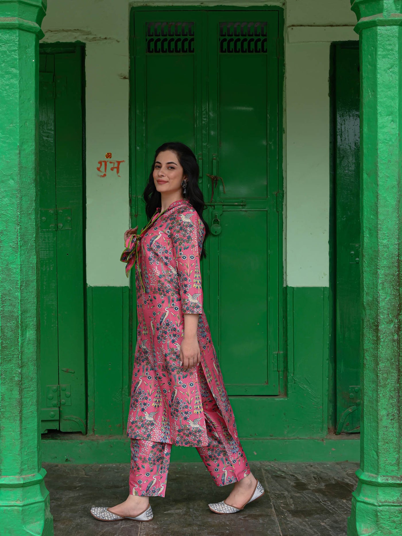 Flamingo Kurta Pant Set